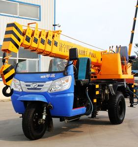 מנוף מטען נייד 3 טון, 3 טון טלסקופי דיזל משאית רכובה קריין - Product Image 3