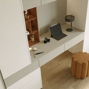 Intégration d'armoire élégante et minimaliste Santopova : Rangement + Configuration de bureau à domicile - Product Image 3