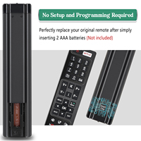 Télécommande universelle de remplacement RC4848F RC-4848F pour Hitachi/Polaroid/Luxor/Bush Smart TV