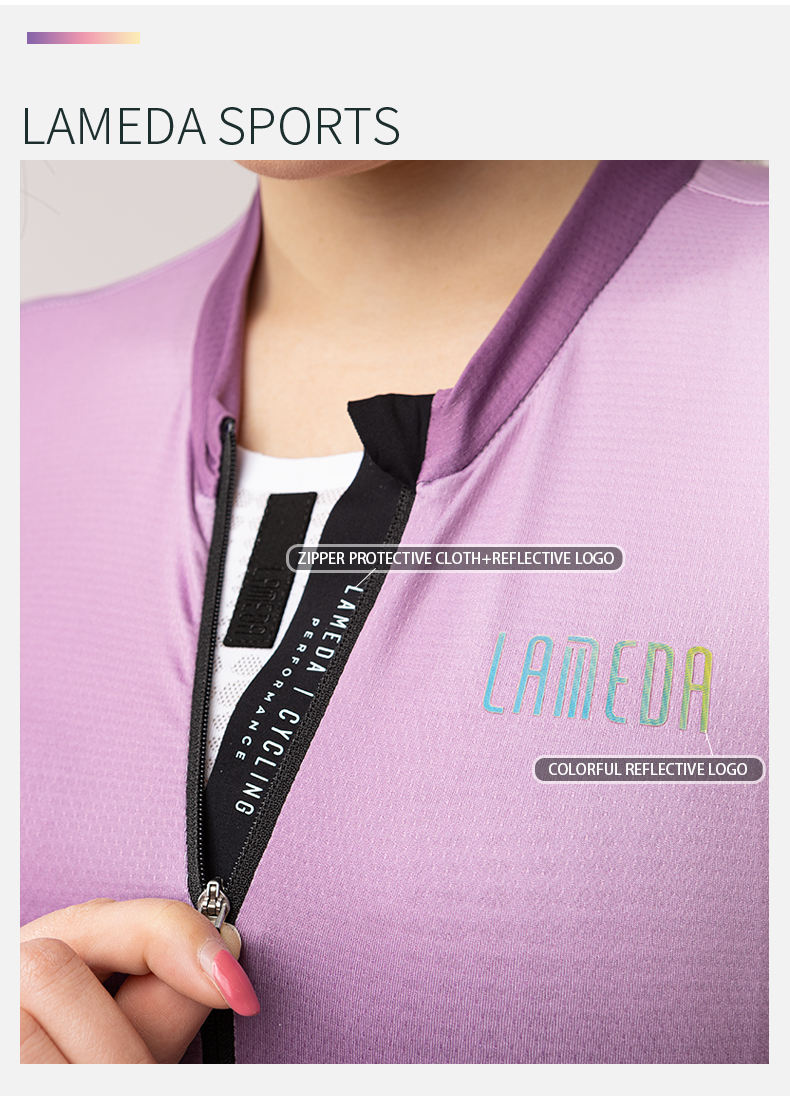 Maglia Ciclismo Donna A Maniche Corte - Traspirante, Con Tasche Posteriori