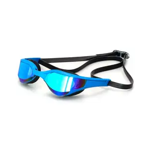 Hot Sale Wettbewerb Schwimm brille Benutzer definierte Sport produkte Blau Rosa Spiegel gläser Cobra Adult Schwimm brille für den Rennsport