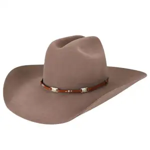 Chapeau de cowboy en cuir unisexe, personnalisé, vente en gros, hiver, 2020