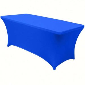 Custom Trade for Show Sublimation logo imprimé Polyester Couverture de table en Spandex extensible et imperméable Nappes - Product Image 3