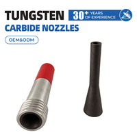 Buse de sablage professionnelle en carbure cémenté YG6 YG6X, résistante à l'usure et sinterisée sous vide, pour équipement de sablage
