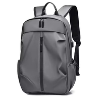 Sac à dos Oxford personnalisé imperméable avec fermeture éclair, compartiment pour ordinateur portable, motif lettres, en polyester, pour sport en plein air, affaires et voyages urbains