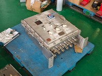 Boîte de commande d'alimentation et d'éclairage anti-explosion LD BXD M99L IP66 en acier inoxydable SS304, boîtier industriel CAB4 JB1