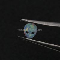 DS Gems Prêt à Expédier Opale Synthétique 4.1*5mm Autocollants de Dents d'Opale en Forme d'Alien à vendre
