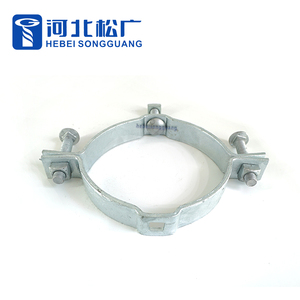 Nhà Máy Giá Hot Dip mạ kẽm trên không phụ kiện dòng cực ban nhạc gắn kẹp Hoop kẹp - Product Image 4