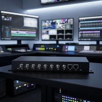 Codificador IP SDI de 8 Canales H264/H265 Hevc 1080p60fps, Transmisión en Vivo SDI 8 en 1, Codificador de Transmisión de Video