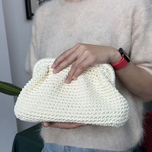 Sacs à main de luxe faits à la main pour femmes, pochettes de soirée pour mariage, sacs au crochet pour <span class=keywords><strong>femme</strong></span> - Product Image 5
