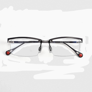 Kính mắt Unisex ZY208 Titanium nửa khung, họa tiết động vật, nhẹ, thoải mái, dành cho nam nữ, hỗ trợ điều chỉnh thị lực - Product Image 4