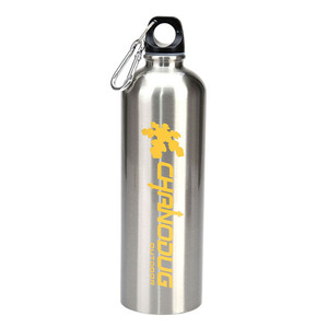 Bouteille d'eau en acier inoxydable Changdug 750 ml, thermos portable pour les voyages en plein air, la randonnée, le cyclisme, les sports - Product Image 1