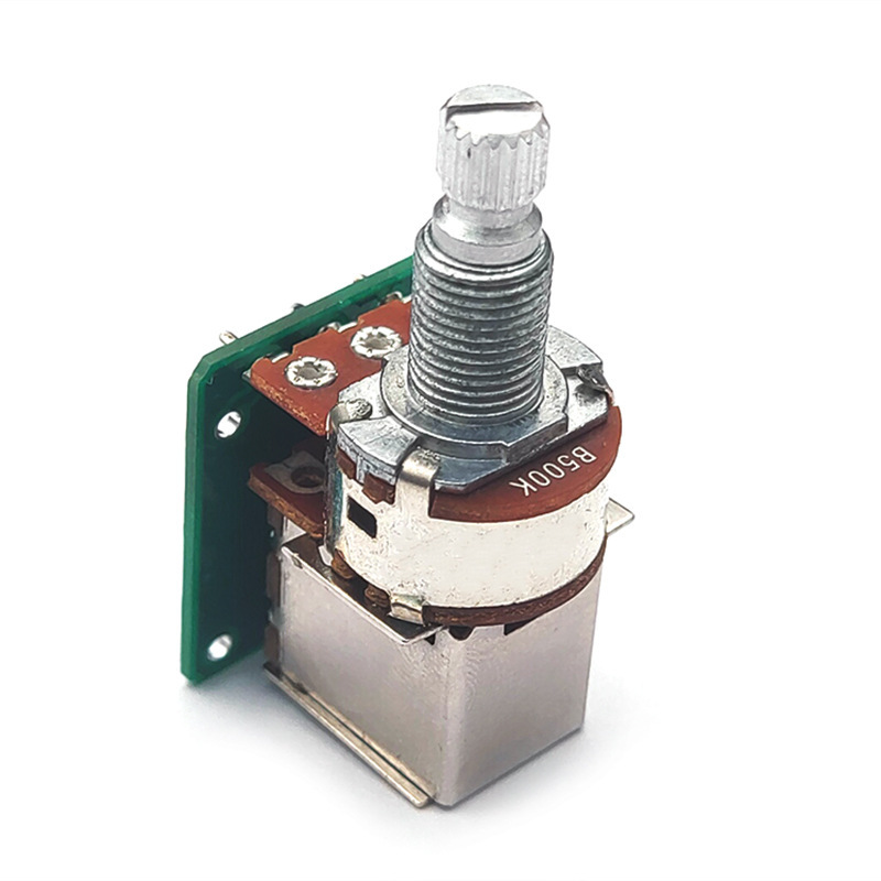 Lot 4 Potentiomètres Guitare Électrique A500K & B500K – Potards Volume & Tonalité Qualité Premium – Tige Longue 18 Mm