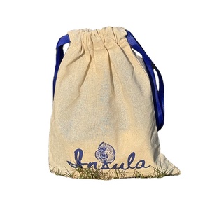 Bolsa Ecológica Reutilizable de Lona de Algodón con Cordón, Pequeña - Product Image 1