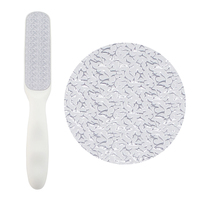 Lime à pied professionnelle en acier inoxydable Double face pour enlever les callosités humides/secs avec poignée ergonomique râpe à pied pour le soin des pieds