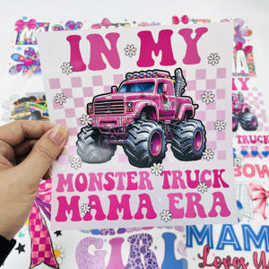 Vente en gros d'usine, transferts thermiques DTF personnalisés de haute qualité, conçus par des mamans, autocollants en vinyle pour t-shirts - Product Image 2