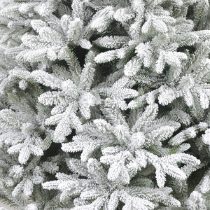 Restaurant Cafe Salon New Year Decoration <strong>Snow</strong> Flocked Christmas Tree Faux White <strong>Snow</strong> <strong>Powder</strong> Xmas Pine Tree - Product Image 2