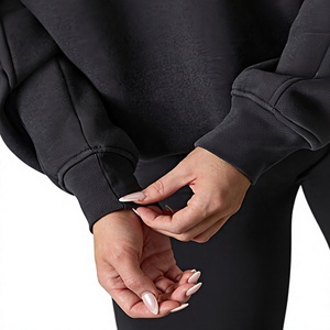 Última Moda 2026: Sudaderas Oversize de Algodón 100% con Cremallera de Cuarto, Estilo Urbano y Cuello Alto, con Dobladillo Flexible Tejido, Personalizadas para Invierno - Product Image 6