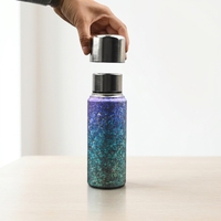 Bouteille isotherme en titane à double paroi, garde au chaud et au froid, 500 ml, avec couvercle