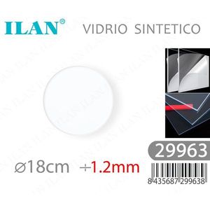Vetro Sintetico Iln Diametro 18 Cm Spessore 1,2 Mm Per Protezione e Esposizione - Product Image 3