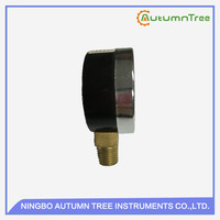 50MM 63MM Semi Stainless Steel Pressure Gauge Chrome Plated Hydraulic Vacuum Manometer Brass Connection Gauge MOD.111AL