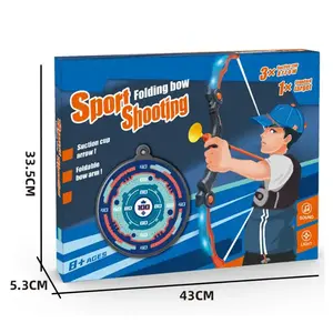 <span class=keywords><strong>Tirachinas</strong></span> plegable potente arco de caza <span class=keywords><strong>tirachinas</strong></span> láser juego de disparos sonidos luces intermitentes arco cruzado caza tiro con arco conjunto - Product Image 4