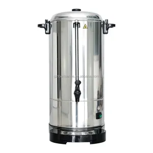 Stainless Steel Electric Water Boiler Bucket For Catering Commercial Hotel Milk Tea Coffee Kettles Coffee Urn Drink Dispenser
