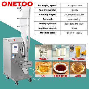 Tự động nhựa Pouch Filler cho nhớt chất lỏng cho dầu gội điều hòa Lotion thực phẩm hóa chất Thuốc Lá May Mặc bao bì - Product Image 3