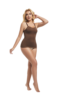 الجملة مصنعين السيدات ملابس داخلية قميص قصير تانك توب محبوك أعلى الخصر تمتد الكبار مشدات أعلى ضيق - Product Image 3