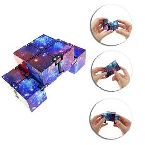 Cube magique Galaxy Infinity, jouet <span class=keywords><strong>anti</strong></span>-<span class=keywords><strong>stress</strong></span>, pour tuer le temps, soulager l'anxiété, décompresser, cube infini <span class=keywords><strong>anti</strong></span>-<span class=keywords><strong>stress</strong></span> pour enfants et adultes - Product Image 3