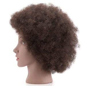 Coiffures africaines fabriquées en usine, cheveux bouclés, perruques, mannequins, salons de <span class=keywords><strong>coiffure</strong></span>, enseignement, coiffage, formation scolaire - Product Image 1