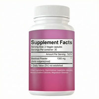 Capsules de Betterave Marque Blanche OEM 1300mg – Poudre de Betterave pour une Circulation Saine et une Vitalité Accrue – Complément à Base d'Extrait de Betterave
