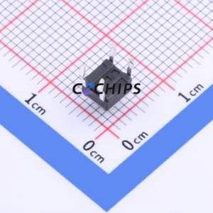 TC-1150DR-5.0H-250 Tactile Switch Through hole-4P,4.5x4.5mm Switch Single Pole Single Throw Round Button 2.5N Through Hole - Product Image 2