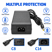 Adaptateur secteur de bureau fiable avec prise EU 192W 24V 8A, alimentation AC/DC à haute efficacité et stable pour routeur, moniteur, imprimante, téléviseur