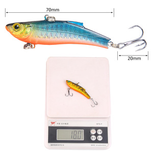 Vibra <b>Lure</b> 7Cm 18G Metallic Hard Bait Freshwater Saltwater <b>Fishing</b> Gear Seven Color Set - Product Image 2