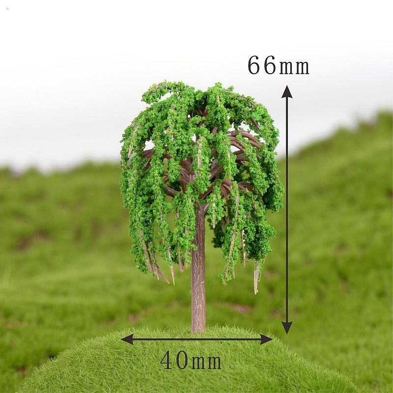 Large weeping willow tree