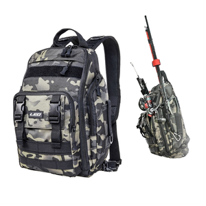 Mochila Bandolera Multifuncional Impermeable para Pesca, Bolsa de Pecho Táctica con Camuflaje, Equipo para Exteriores YUYUE FISHING MTS-167, Poliéster de Una Capa - Product Image 1