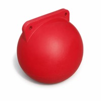 Boya Industrial Roja OEM PE de 800 mm con Doble Orificio, Anticorrosiva, Esférica, para Defensa de Hombres de Puerto y Contención de Derrames