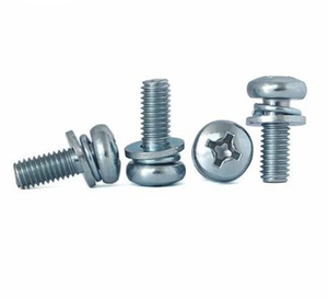 Thép Carbon Màu Xanh Kẽm Mạ Pan Đầu Nội Bộ Răng Khóa Máy Giặt Kết Hợp Lắp Ráp Máy Vít - Product Image 4