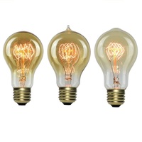 Ampoule Edison de style loft vintage rétro 40W 110V/220V, ampoules à filament de carbone incandescentes, lampes Edison
