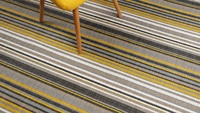 ECO BEAUTY Série Elegent ECO-52043BP Lignes Jaunes Similaires à BOLON Revêtement de Sol en Vinyle Tissé Commercial PVC Imperméable de Haute Qualité