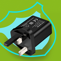 Adaptador de Corriente USB Tipo-C de 5V 3A 15W con Enchufe del Reino Unido para Raspberry Pi Zero, Tablet PC, Auriculares y Cámara - Certificado CE UKCA