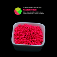 Mélange maître en plastique de couleur fluorescente de matières premières brillent dans le mélange maître foncé pour le PE EVA PS de pp