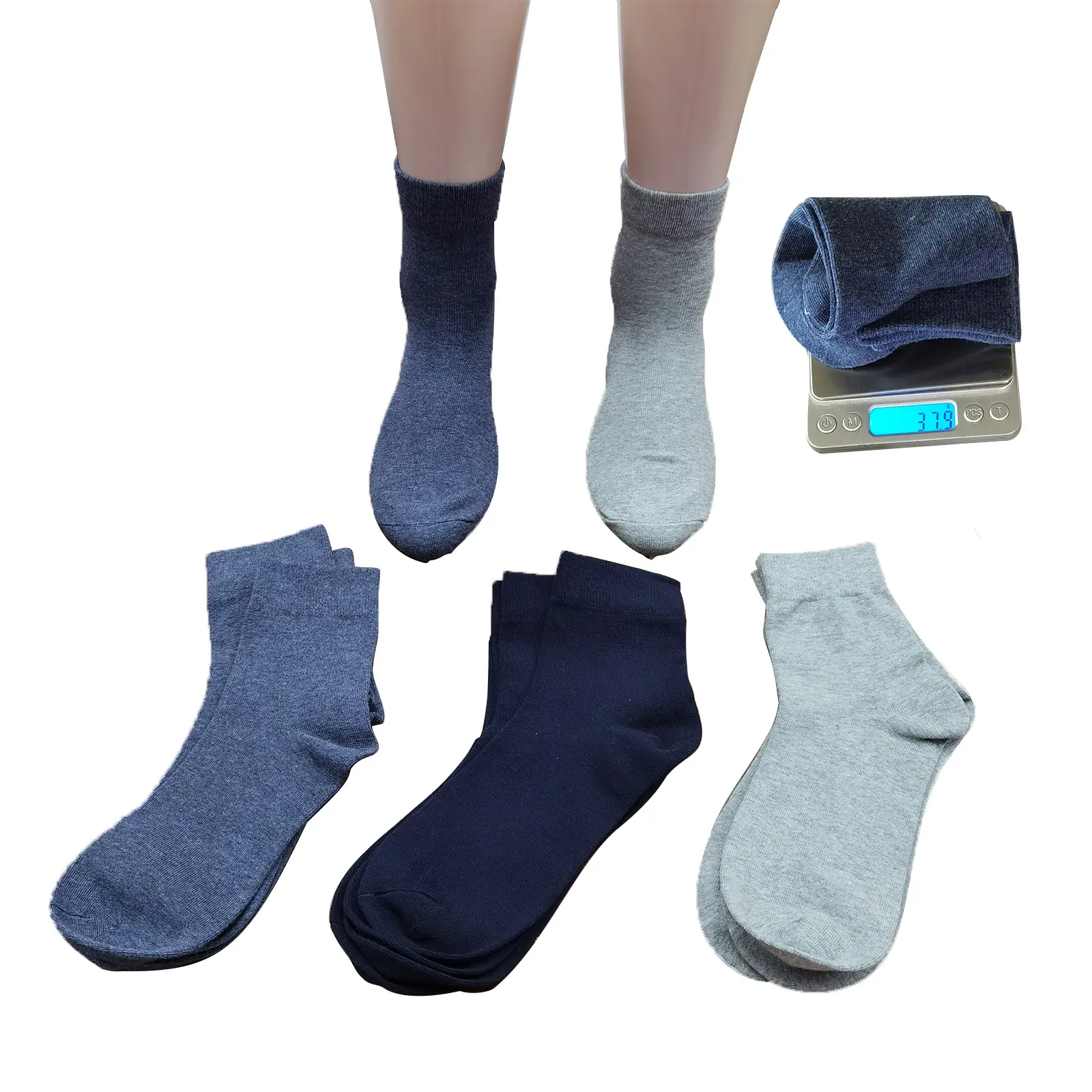 Atletik nefes ayak bileği düşük kesim spor elbise iş özelleştirmek pamuk çorap özel Logo erkekler çorap