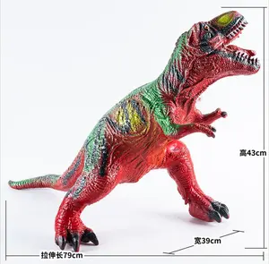 Grote Kinderen Dinosaurus Onderwijs Vinyl Tyrannosaurus Rex Pvc Dinosaurus Knuffels Zacht Rubber Speelgoed Dinosaurus Voor Kind