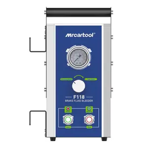 Mrcartool f118 ferramenta portátil, ferramenta automática para fluido de freio, óleo, sangria, 110v/220v