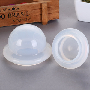 Transparent <b>Silicone</b> Cupping Jar UFO Shape 5.6-8.4cm Facial Massage <b>Tool</b> For Skin Care - Product Image 1