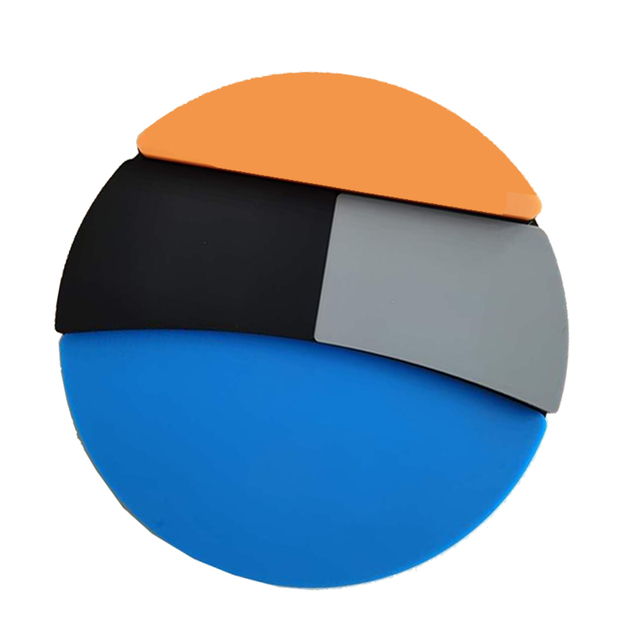 Good Quality Silicone Four-Color Drum Pads for Drummer Practice