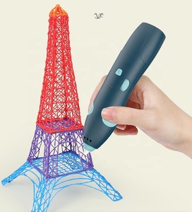Pädagogische DIY Zeichnung 3d Mal stift entwickeln Phantasie Kunststoff elektrische Malerei Kinder - Product Image 3