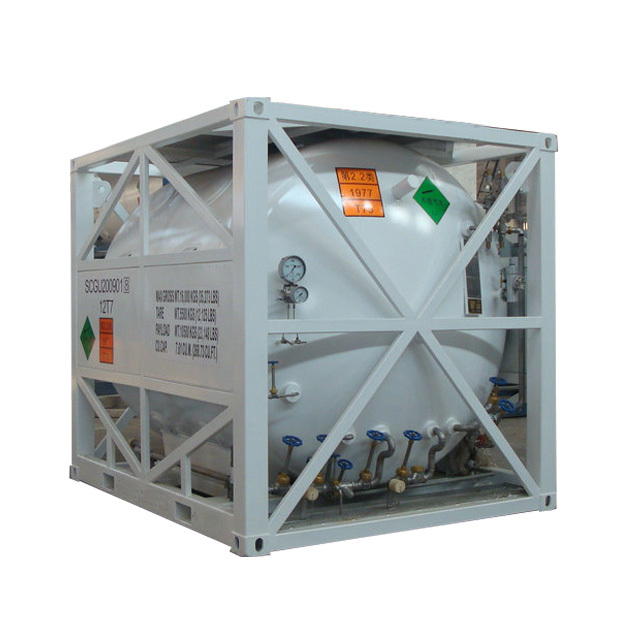 Asme Standard T75 Cryogenic LCO2 Iso Tank Container 20ft Iso Tank Price